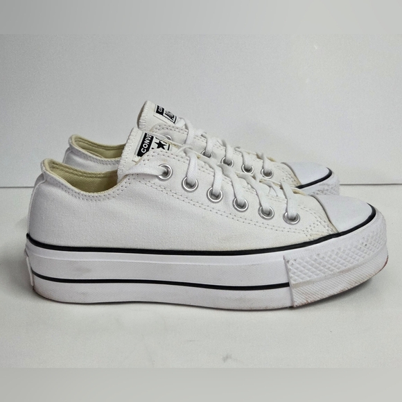 Converse Women's Chuck Taylor All Star Lift Sneakers White/Black -US 6 .5 - Picture 1 of 9